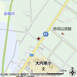 栃木県真岡市赤羽72周辺の地図
