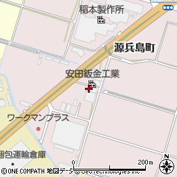 石川県白山市源兵島町721周辺の地図