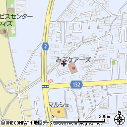 栃木県下都賀郡壬生町安塚887-2周辺の地図