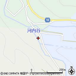 石川県金沢市湯涌河内町イ周辺の地図