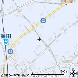茨城県那珂市額田南郷1053周辺の地図