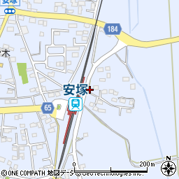 栃木県下都賀郡壬生町安塚1031-2周辺の地図
