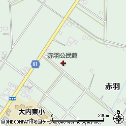 赤羽公民館周辺の地図