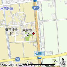 石川県白山市七原町ト周辺の地図