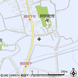 茨城県那珂市額田南郷386周辺の地図