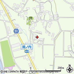 長野県大町市社館ノ内5753-1周辺の地図