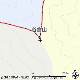 谷倉山周辺の地図