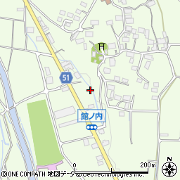 長野県大町市社館ノ内5472周辺の地図