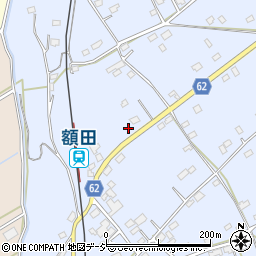 茨城県那珂市額田南郷1191-3周辺の地図
