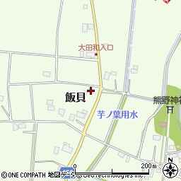 栃木県真岡市飯貝835周辺の地図