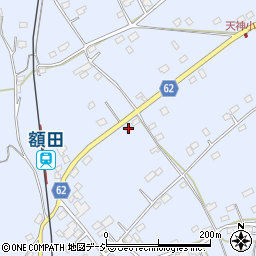茨城県那珂市額田南郷1055周辺の地図