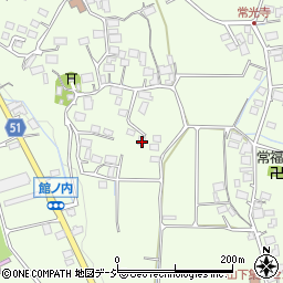 長野県大町市社館ノ内5797-3周辺の地図