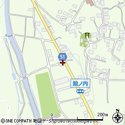 長野県大町市社館ノ内5398周辺の地図