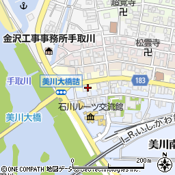 石川県白山市美川中町ヲ30-2周辺の地図
