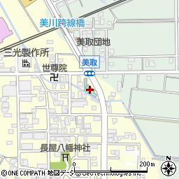 美川温泉周辺の地図