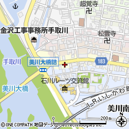 石川県白山市美川中町ヲ31周辺の地図