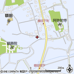 茨城県那珂市額田南郷541周辺の地図