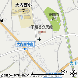 栃木県真岡市下籠谷1682周辺の地図