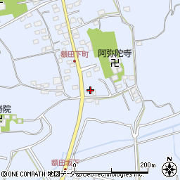 茨城県那珂市額田南郷384周辺の地図