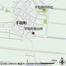 手取町集会所周辺の地図