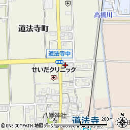 石川県白山市道法寺町ニ16周辺の地図