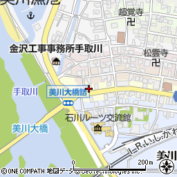 石川県白山市美川中町ヲ周辺の地図