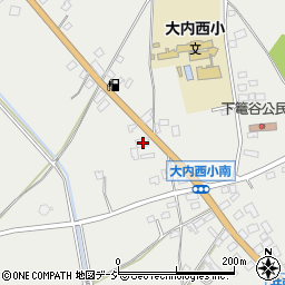 栃木県真岡市下籠谷2582-1周辺の地図