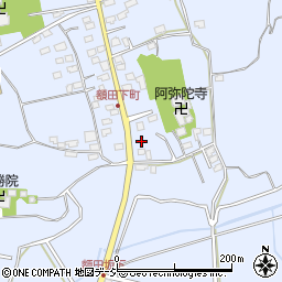 茨城県那珂市額田南郷383-1周辺の地図