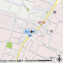 石川県白山市源兵島町23周辺の地図