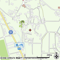 長野県大町市社館ノ内5742周辺の地図