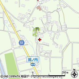 長野県大町市社館ノ内5741周辺の地図