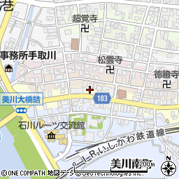 本田印判美川店周辺の地図