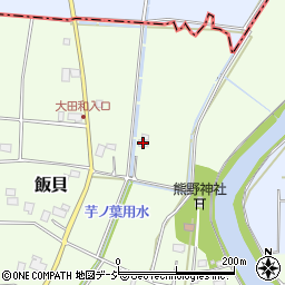 栃木県真岡市飯貝898周辺の地図