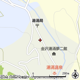 石川県金沢市湯涌町ヘ周辺の地図