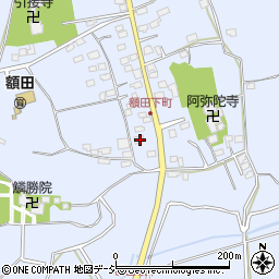 茨城県那珂市額田南郷402周辺の地図