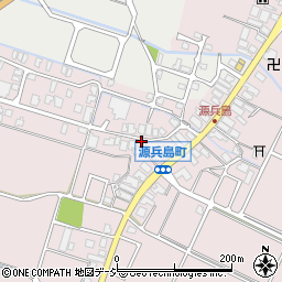 石川県白山市源兵島町37周辺の地図