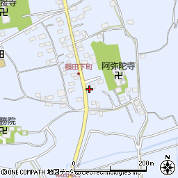 茨城県那珂市額田南郷383周辺の地図