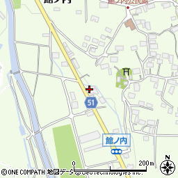 長野県大町市社館ノ内5466周辺の地図