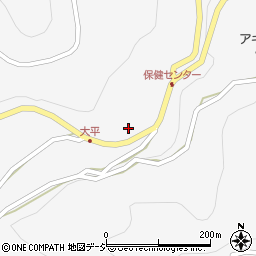 長野県大町市八坂大平983周辺の地図