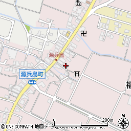 石川県白山市源兵島町2周辺の地図