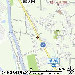 長野県大町市社館ノ内5425周辺の地図