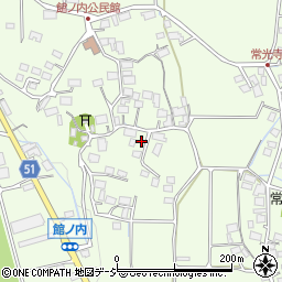 長野県大町市社館ノ内5747-1周辺の地図