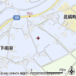 群馬県渋川市北橘町下南室周辺の地図