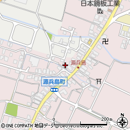 石川県白山市源兵島町19周辺の地図