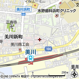 石川県白山市美川新町レ周辺の地図