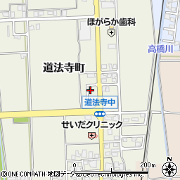 石川県白山市道法寺町ニ3周辺の地図