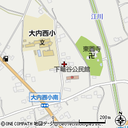栃木県真岡市下籠谷1684周辺の地図