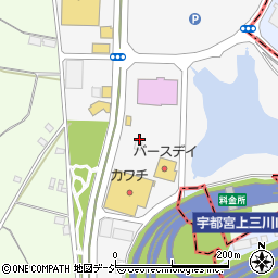 栃木県宇都宮市インターパーク6丁目5周辺の地図