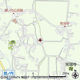 長野県大町市社館ノ内5714周辺の地図