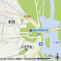 佐良志奈神社周辺の地図